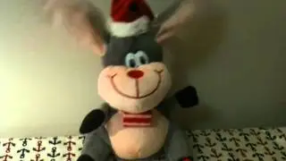 Dancing & Singing Donkey Plush Animal Toy with Moving Ears