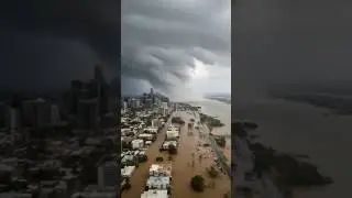 cyclone hits brisbane #cyclone #Australia #shorts