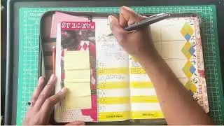 fill out one day of my weekly bullet journal dashboard  and plan with me