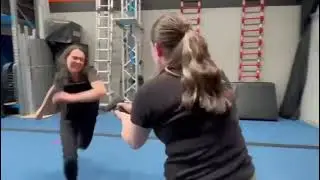 Girls Stunt fighting