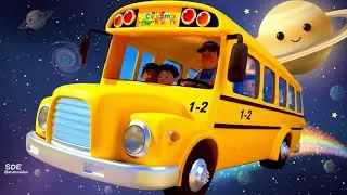 The Wheels on the Bus 2025 🚌 | 🪐 Ultimate Space Adventure Song for Kids 🎶