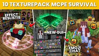 10 TEXTURE PACK MCPE TERBAIK & KEREN UNTUK SURVIVAL | 1.21