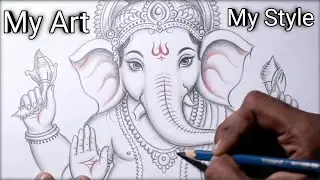 Ganesh drawing/Ganapati drawing drawing/Ganesh chaturthi special drawing| #drawing #ganesh #art