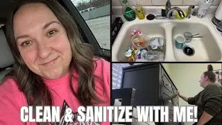 Clean with me after having a stomach bug! 