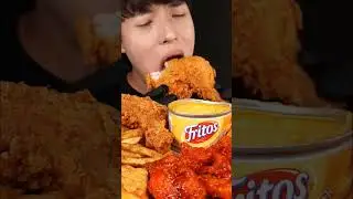 Asmr Crispy Fried Chicken Eating Sound