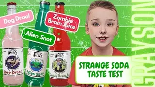 Zombie Brain Juice? Dog Drool? Alien Snot? This is a Soda Taste Test!