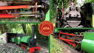 Engine of the month Jim at Bankside Miniature Railway at Brambridge Garden Centre