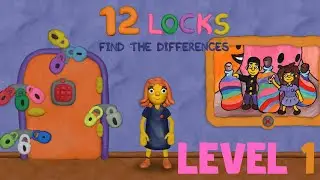 12 Locks Find the differences Level 1 (ART GALLERY)