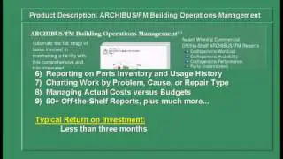 9-ARCHIBUS/FM Building Operation Management Module - Summary