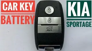 Замена батареи брелока Kia Sportage. Как заменить батарею в пульте дистанционного управления. Бат...