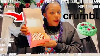 Обзор торта в виде рождественской ёлки ​​из крамбл-печенья!!! | Vlogmas 5