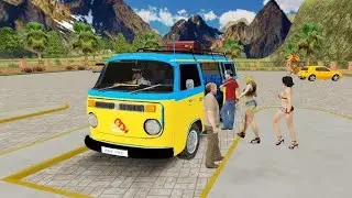 Van Offroad Driving Simulator - Mobile Minibus Hill Drive 3D - Android GamePlay