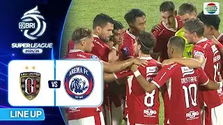 Bali United FC vs Arema  FC | Line Up & Kick Off BRI Super League 2025/26