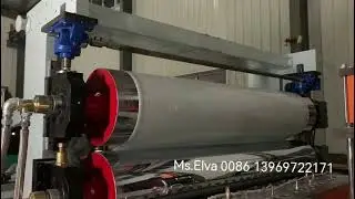 1500mm Width PP PE ABS Sheet Making Machine Winding To Rolls