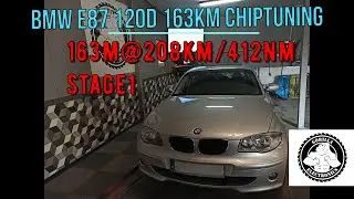 #Chiptuning BMW e87 120d M47 163KM stage1  // modyfikacja od kuchni