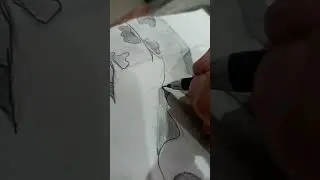 making drawing of snake cobra without background