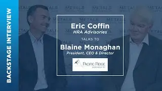 Blaine Monaghan of Pacific Ridge Exploration talks to Eric Coffin at the Sep. Metals Investor Forum
