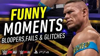 WWE 2K16 Funny Moments! (Bloopers,Fails & Glitches)