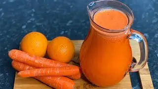 Carrot & Orange Juice || Drink for Brighter Skin and Glow from inside out || TERRI-ANN&rsquo;S KITCHEN