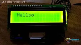 Wireless Electronic Notice Board using GSM