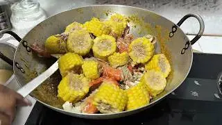 How to Cook Mixed Seafood Spaghetti with Traditional Khmer Spices 🔥🍤🍝