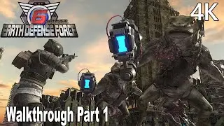 Earth Defense Force 6 Gameplay Walkthrough Part 1 No Commentary 4K