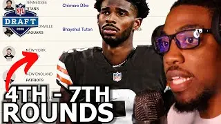 Reaction To Rounds 4 To 7 | 2025 NFL Draft