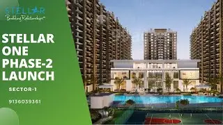 Stellar One Phase 2 | Under Construction (3&4Bhk Apartments) #sector1 #bestinvestment #luxury #home