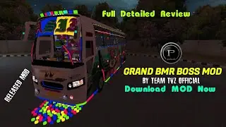 NEW GRAND BMR BOSS BUS MOD RELEASED 💥| Download MOD | #Bussimulatorindonesia