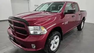 2014 RAM 1500 EXPRESS CREW SHORT HEMI DEEP CHERRY PEARL 4K WALKAROUND 12579ZA SOLD!