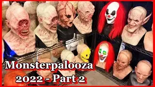 Monsterpalooza 2022 Horror Convention part 2 | Immortal Masks Full Display and more!
