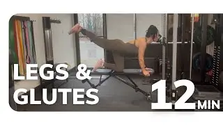 12 MINUTE GYM Cable Machine Legs & Glutes Focused Workout | Fit By Tahys
