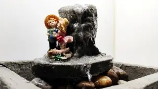 Wonderfull Table Top Cement Water Fountain | Cemented Life Hacks