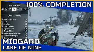 God of War Ragnar&ouml;k - Lake of Nine (Midgard) - 100% Completion