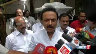 M K Stalin questions AIADMK govt over Cauveri issue | News7 Tamil