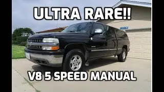 1999 Chevy Silverado 4.8 V8 5-ступенчатая механическая коробка передач 4x4 с удлиненной кабиной