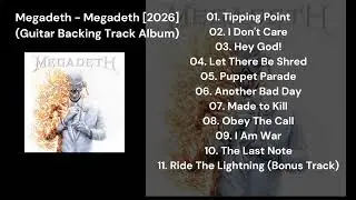 Megadeth - Megadeth [2026] (Guitar Backing Track Album)