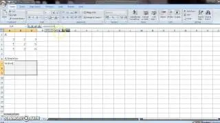 INVERSE OF MATRIX EXCEL