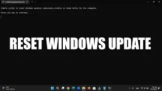 Reset Windows Update (CARA TERMUDAH PERBAIKI WINDOWS UPDATE ERROR)