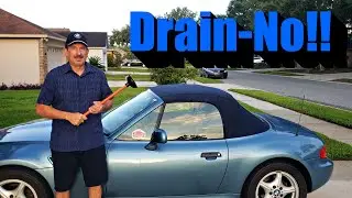 How to Unclog the A/C Evaporator Drain Lines: BMW Z3!