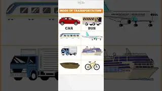 mode of transportation vocabulary #english #learnenglish #learning#learn#transportation#explore#fyp