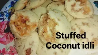 Stuffed Coconut Idli Recipe | Easy Breakfast Recipe at Home
