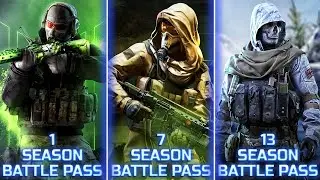 Battle Pass Evolution (Season 1 - Season 13) Call of Duty Mobile Rewards,Trailer