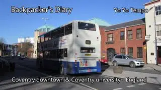 Coventry downtown & Coventry university in England  - Backpacker's Diary