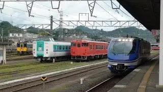 【1両のみ】米子駅にてHOT7014（HOT7000スーパーはくと）の回送　（2016/7/9）