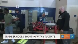Trade schools are booming with students