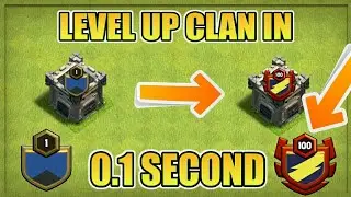 CLAN LEVEL 1 TO 100 IN 0.1 SECOND | HOW 😲? | DEVELOPER BUILD