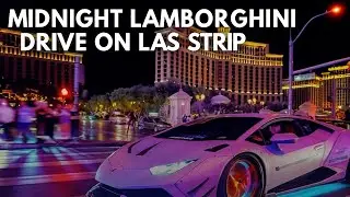 Vegas Night Drive — Lamborghini on the Strip 2025