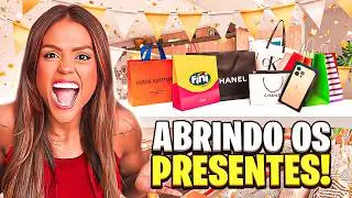 ABRINDO MEUS PRESENTES DE ANIVERSÁRIO!!!