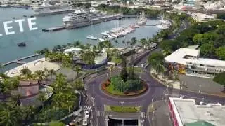 Vu du ciel : Découvrez la ville de Papeete Confinée !